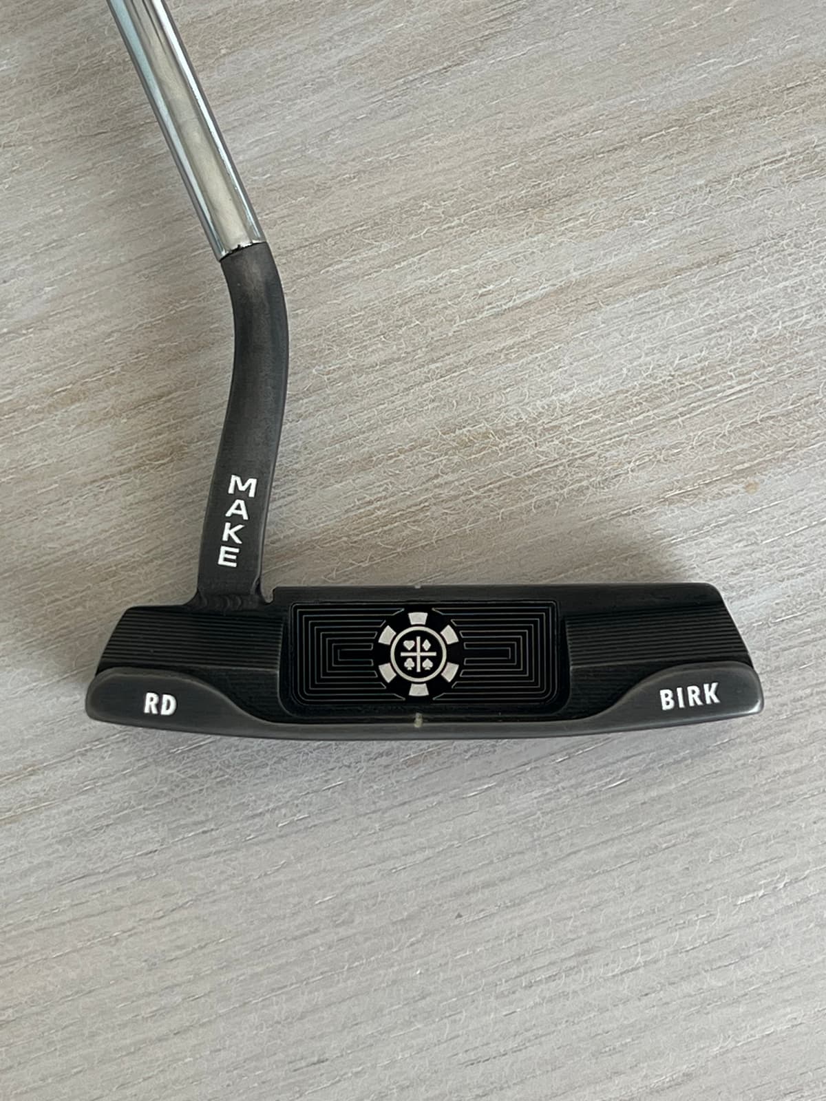 Rasmus Ditzinger custom putter by Make Golf